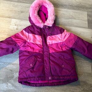 Purple girls toddler coat size 3T
